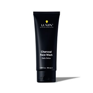 LUMIN Skin care Defense For Men Charcoal Face Wash Daily Detox 3.38 Fl.Oz No Box